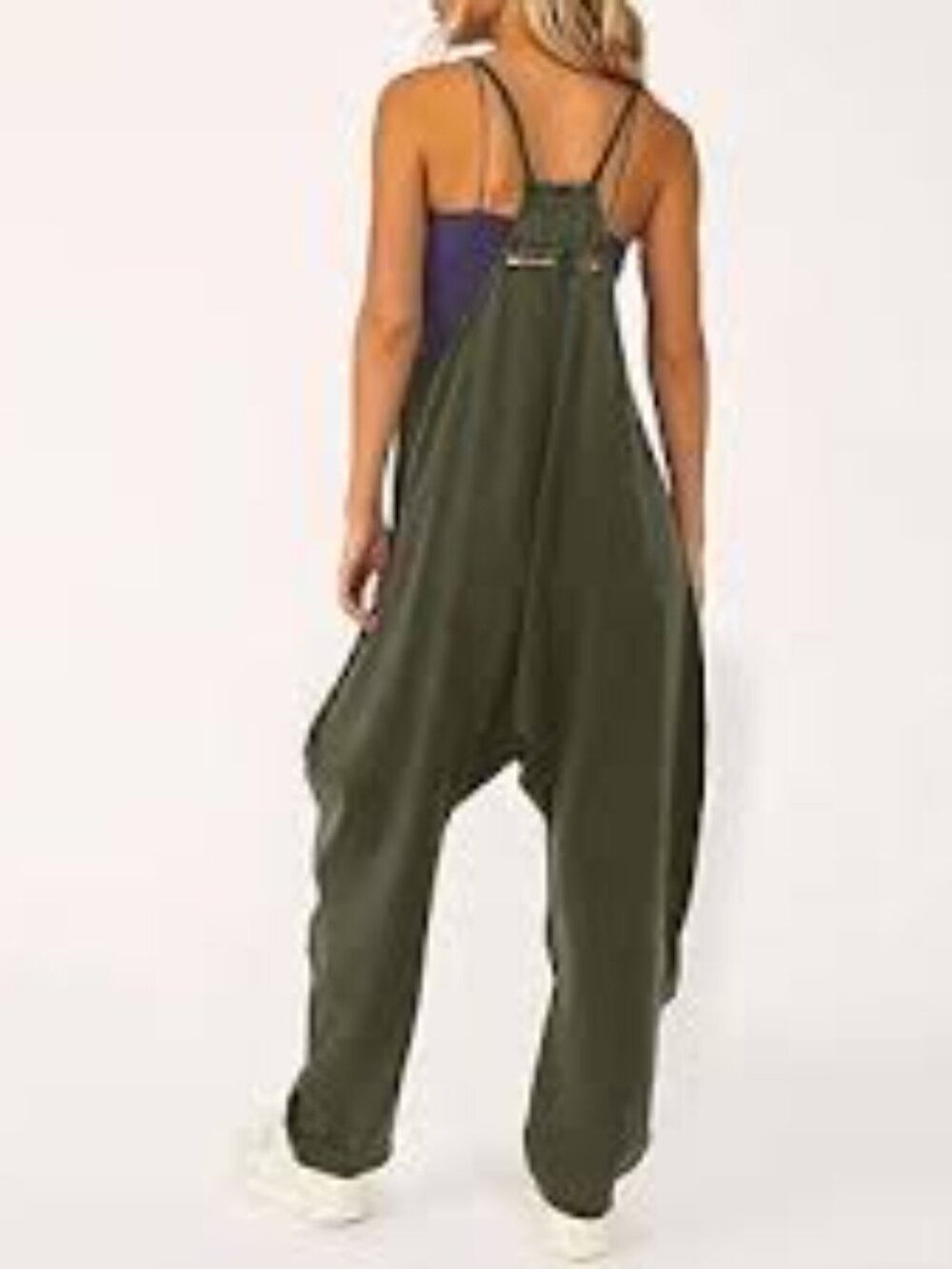 New: Oufeiya Spaghetti Strap Sleeveless Jumpsuit - Picture 7 of 13